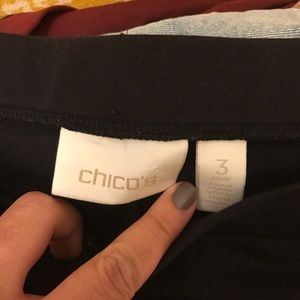 Chico’s black leggings.